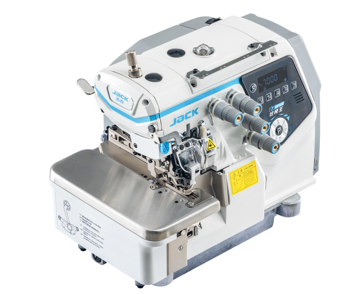 C7-6-03/333 6 Thread Urus (A.M.H) AI Overlock Machine with Smart Automatic Material Adjustment Assembled with Table and Stand Included