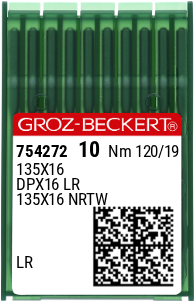 Groz-Beckert 135X16 RTW Industrial Sewing Machine Needle — Pack of 10