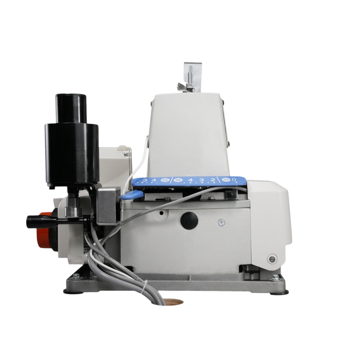 SPEEDWAY SW 1377 D Chainstitch Buttonsew Machine With Integrated Motor Assembled with Table and Stand Included With Wheels