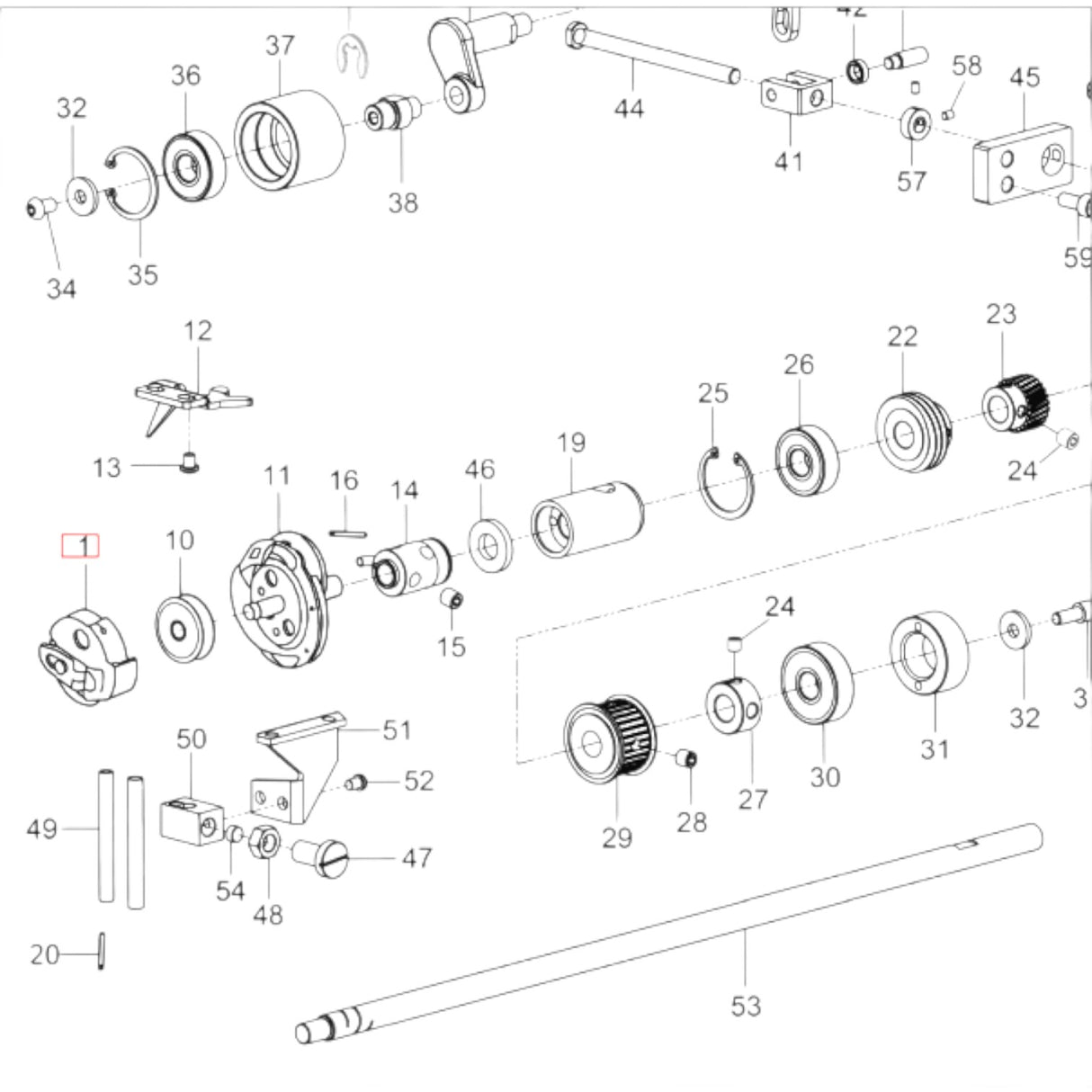 Jack 4021800100 BOBBIN CASE