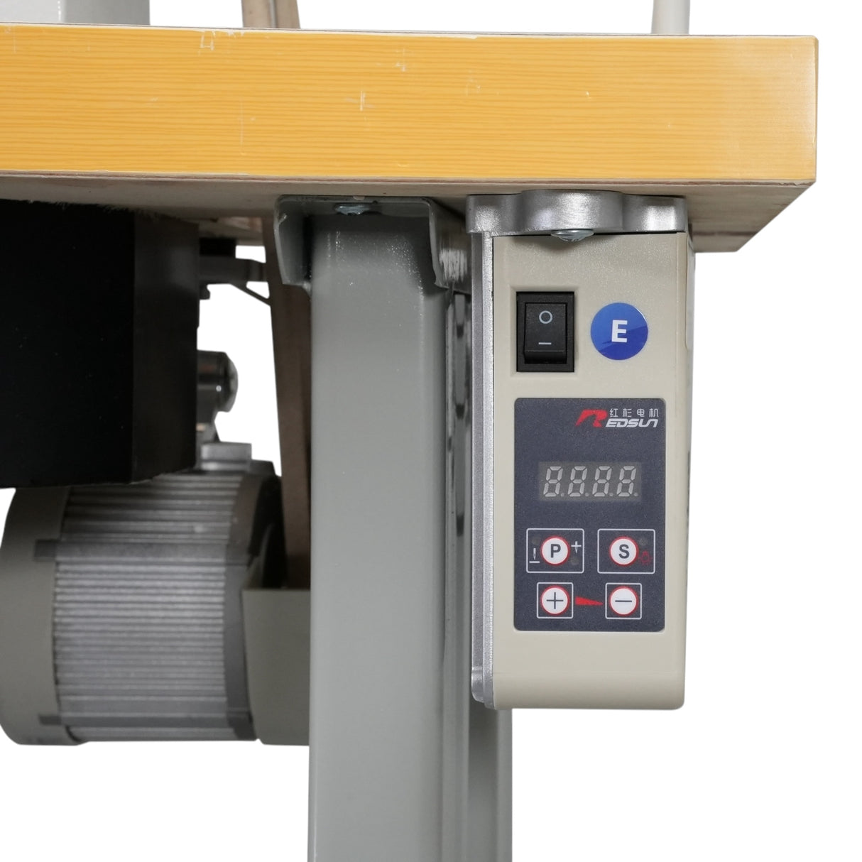 Máquina de coser SPEEDWAY SW-4400-L18 de brazo largo de una sola aguja, resistente, con avance unísono, ensamblada con servomotor, mesa y soporte