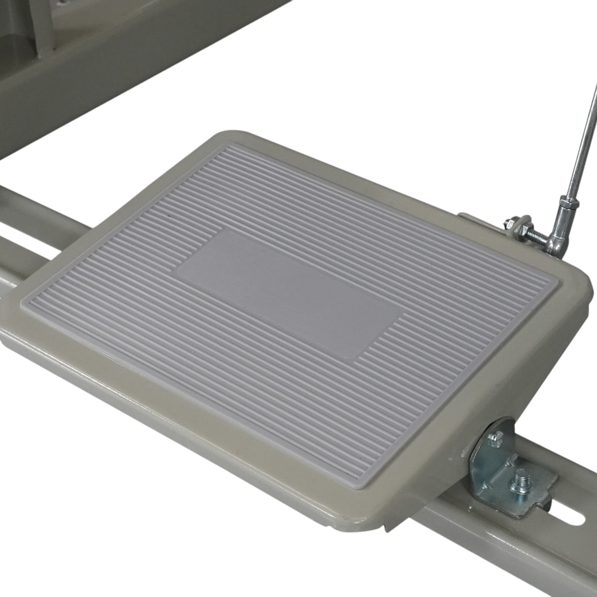 SPEEDWAY SW-4400-L25 Single Needle Long Arm Heavy Duty Unison Feed Walking Foot Sewing Machine Assembled with Servo Motor, Table and Stand