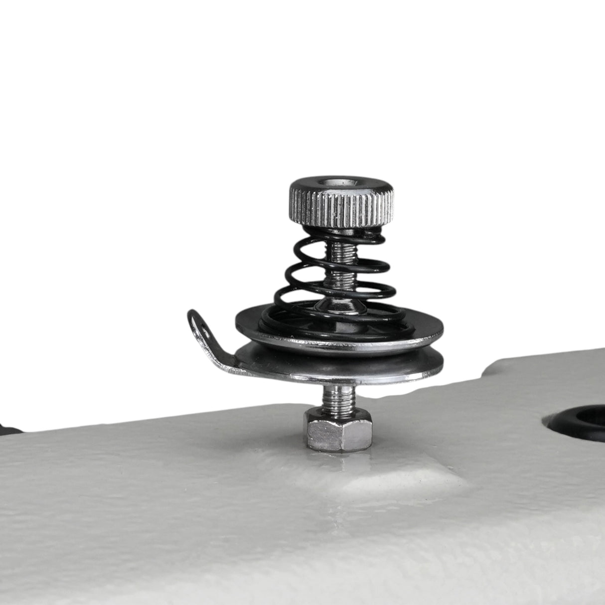 SPEEDWAY SW-4400-L25 Single Needle Long Arm Heavy Duty Unison Feed Walking Foot Sewing Machine Assembled with Servo Motor, Table and Stand