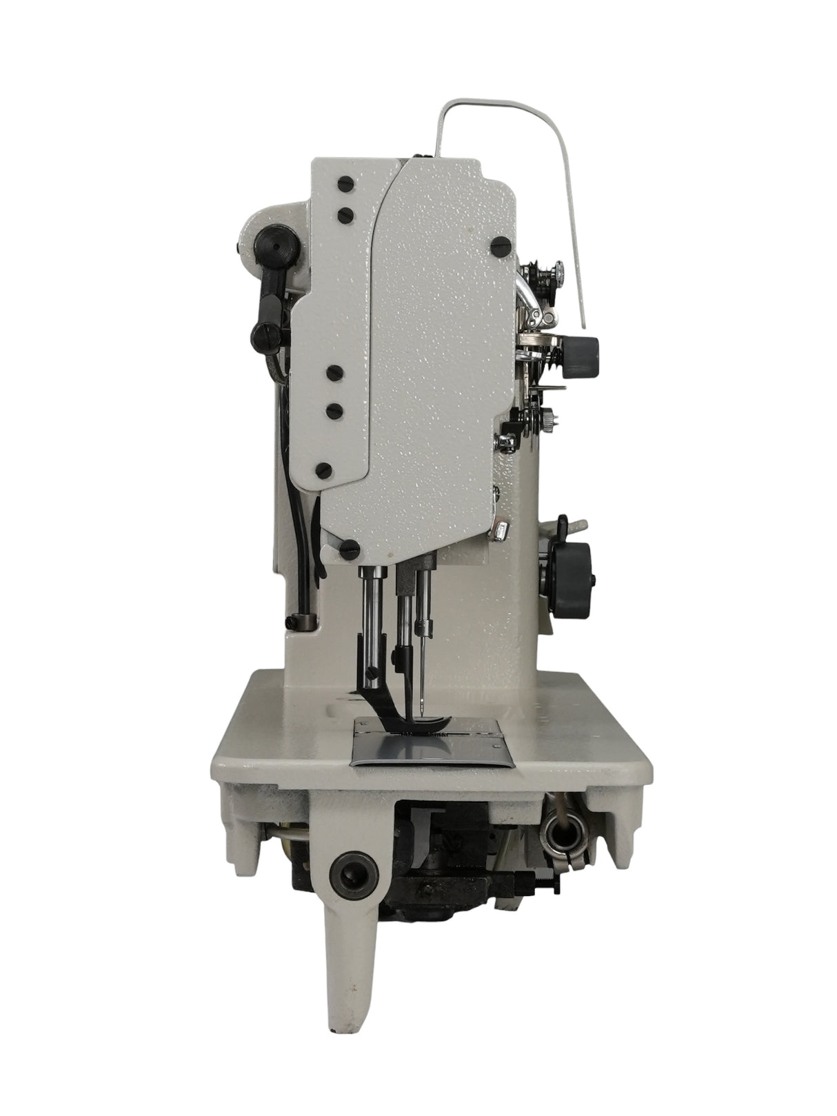 SPEEDWAY SW-4400N Máquina de coser con pie para caminar, alimentación al unísono, resistente, de una sola aguja, ensamblada con servomotor, mesa y soporte incluidos