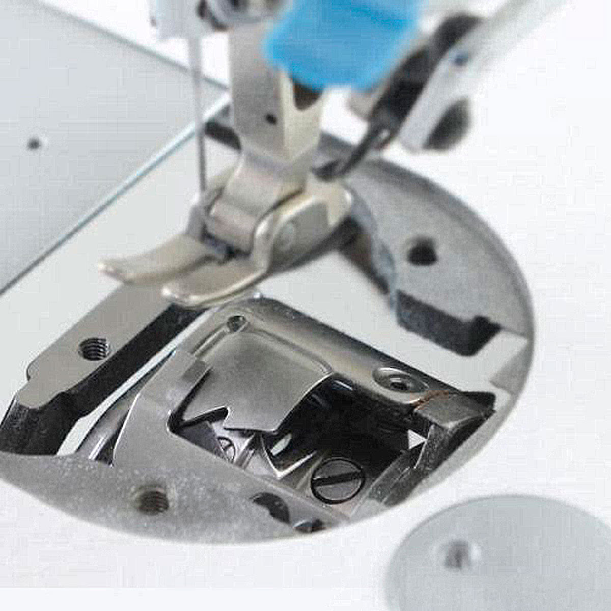 JACK A2C-C High-Speed Single Needle Lockstitch Machine with Automatic Thread Trimmer Assembled with Table and Stand Included