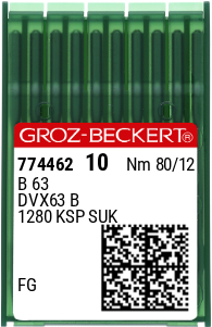 Groz-Beckert B63 Industrial Sewing Machine Needle — Pack of 10