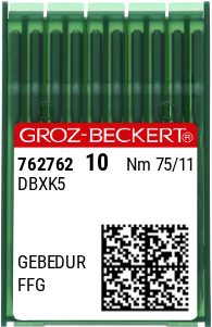 Groz-Beckert DBXK5 GEBEDUR Industrial Sewing Machine Needle — Pack of 10