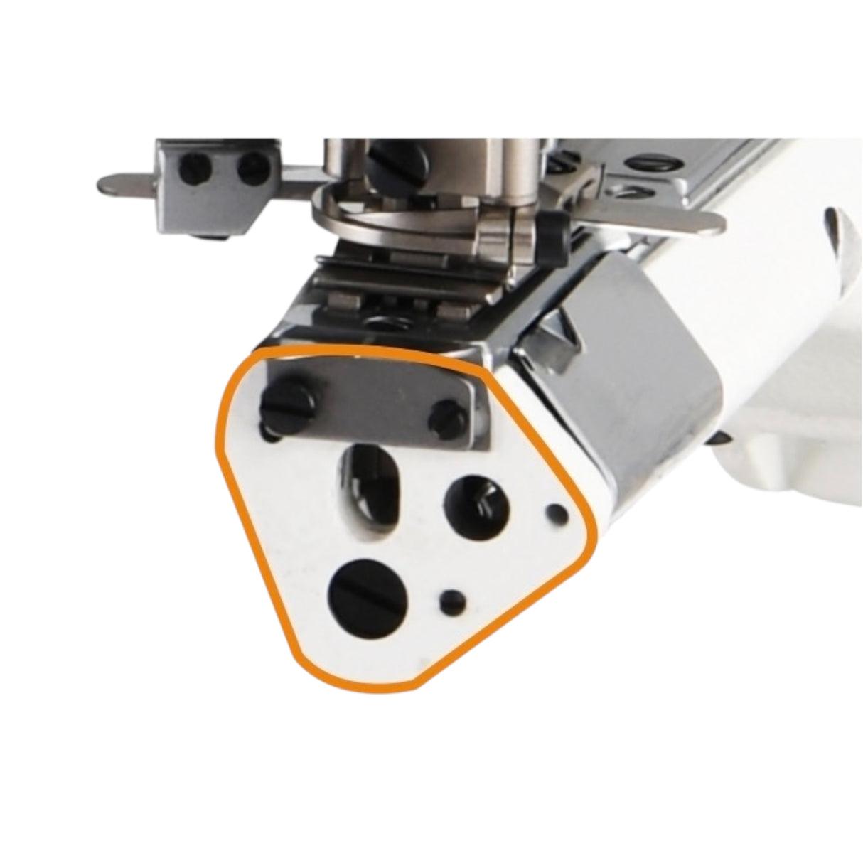 JACK JK-8740C-460-02-D-AW2S Needle Feed of the Arm 6 Thread Flatseamer Double Cut With Vacuum Suction, Foot lifter Assembled with Servo Motor, Table and Stand Included