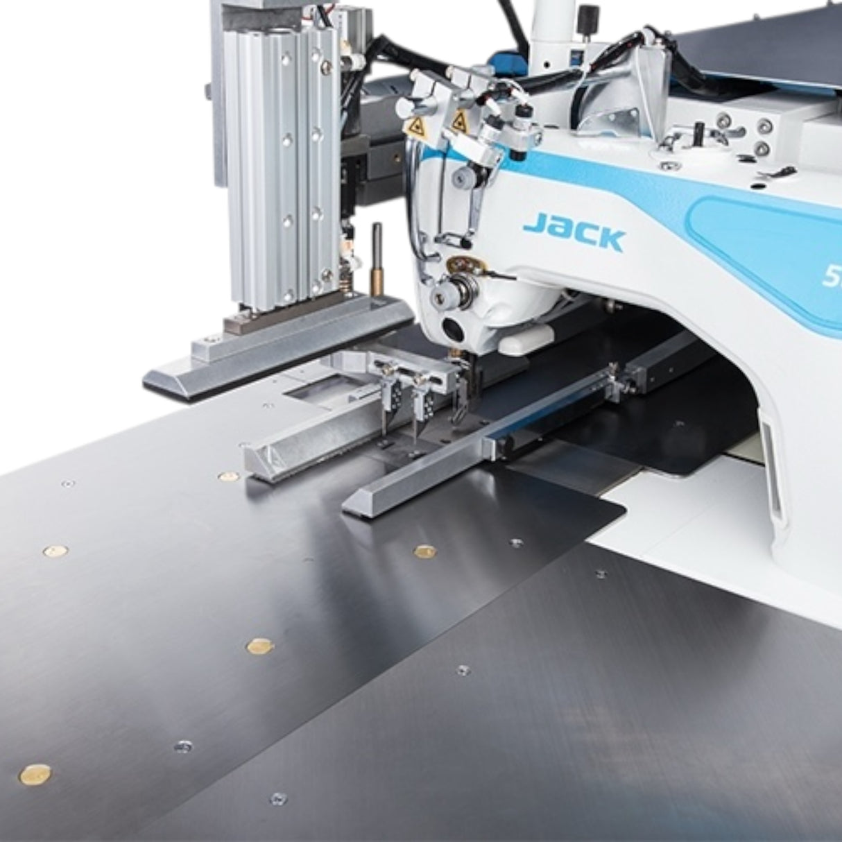 JACK® JK-T5878-58G Programmable Automatic Placket Setting Machine – Complete Setup, Table & Stand Include - Image 2 of 2