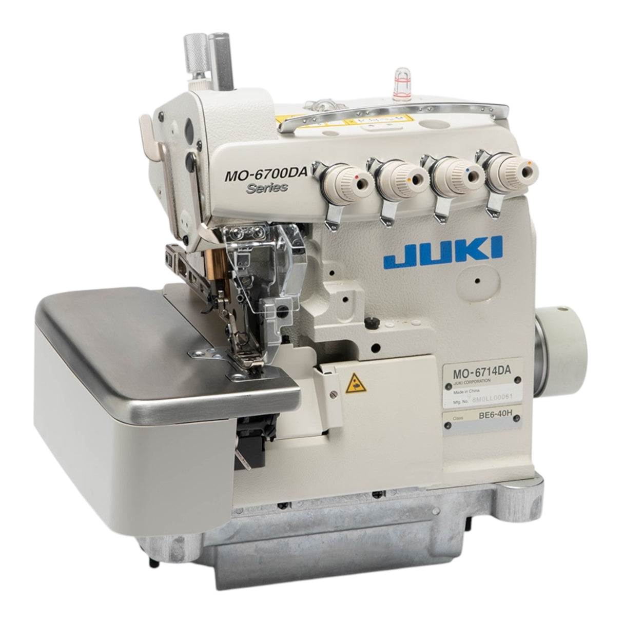 JUKI MO-6714DA 4 Thread Overlock Industrial Sewing Machine with servo motor