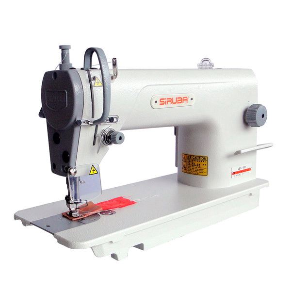 SIRUBA L917-M1 Single Needle Lockstitch Industrial Sewing Machine with Servo Motor, Table and Stand Included