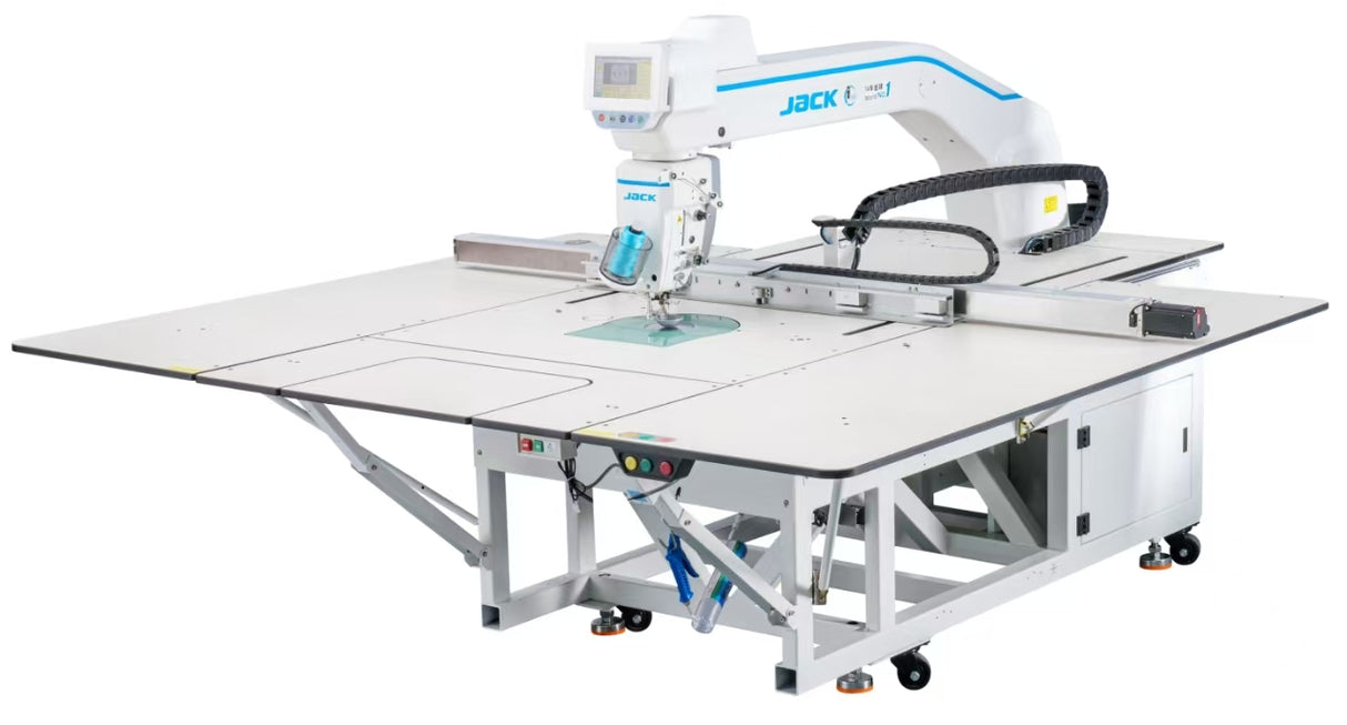 JACK M9-A-SS-F13-X Anti-Thread-Breakage Large Format Pattern & Quilting Machine (1400mm x 950mm) - Complete Industrial CNC Unit, Ships Assembled