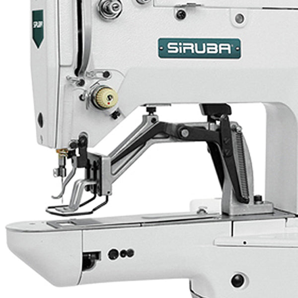 SIRUBA PK522-42M Medium Mechanical Bartacking Machine Assembled with Motor, Table and Stand Included