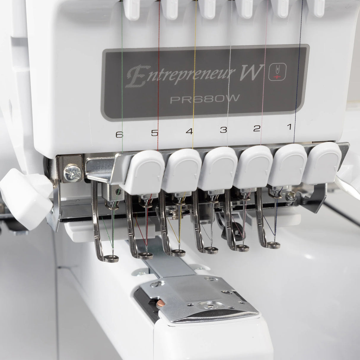 BROTHER PR-680W – 6-Needle Computerized Embroidery Machine – Complete Setup