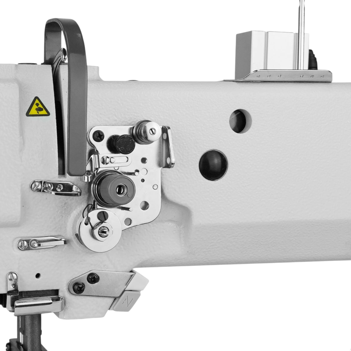 SPEEDWAY SW-4400-L30 Single Needle 30" Long Arm Heavy Duty Unison Feed Walking Foot Sewing Machine Assembled with Servo Motor, Table and Stand