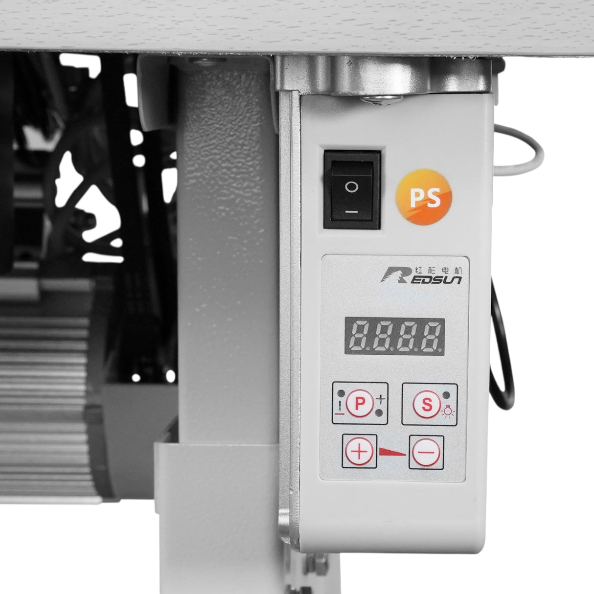 SPEEDWAY SW-4400-L30 Single Needle 30" Long Arm Heavy Duty Unison Feed Walking Foot Sewing Machine Assembled with Servo Motor, Table and Stand