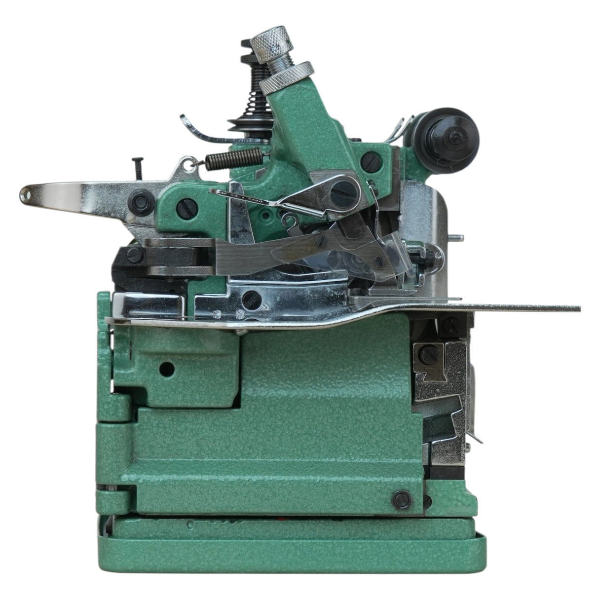 SPEEDWAY® SW 3U 3 Thread Emblem Edge Embroidery Patching Overlock Machine with Smart Automatic Material Adjustment Assembled with Table and Stand Included