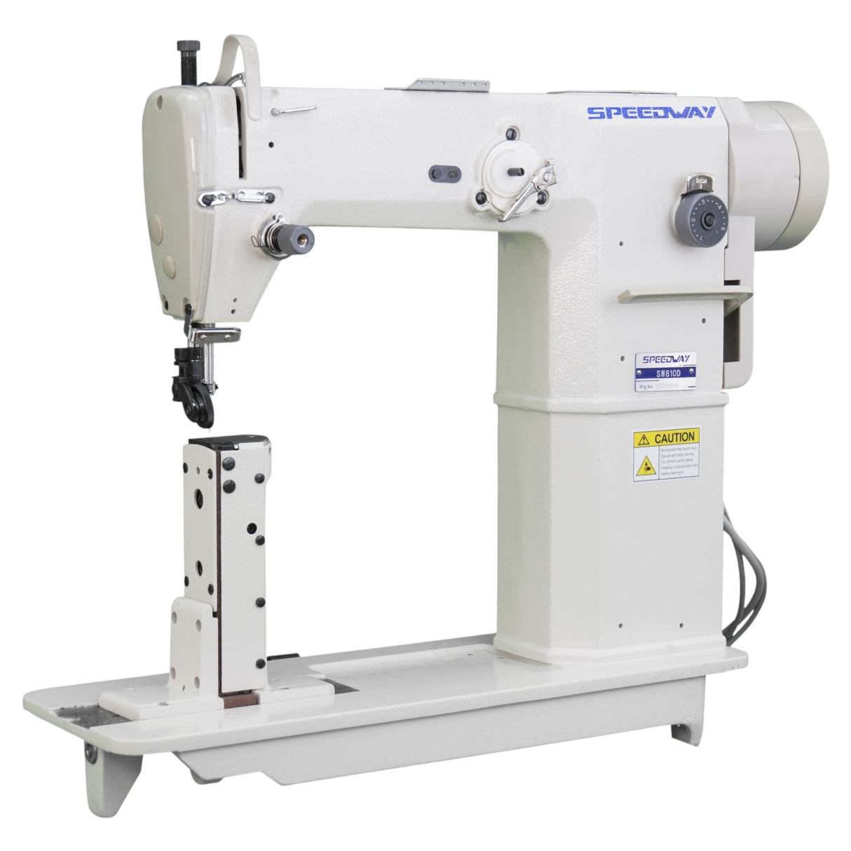 SPEEDWAY® SW-810D Direct Drive Post-Bed Lockstitch Machine – Complete Setup, Table & Stand Included - Image 2 of 8