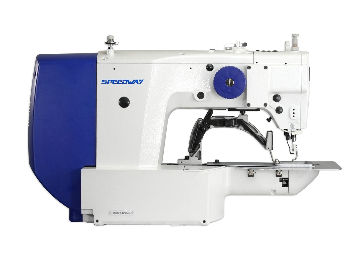 Máquina de coser electrónica de transmisión directa SPEEDWAY SW 1906GH, completamente ensamblada, con mesa y soporte incluidos