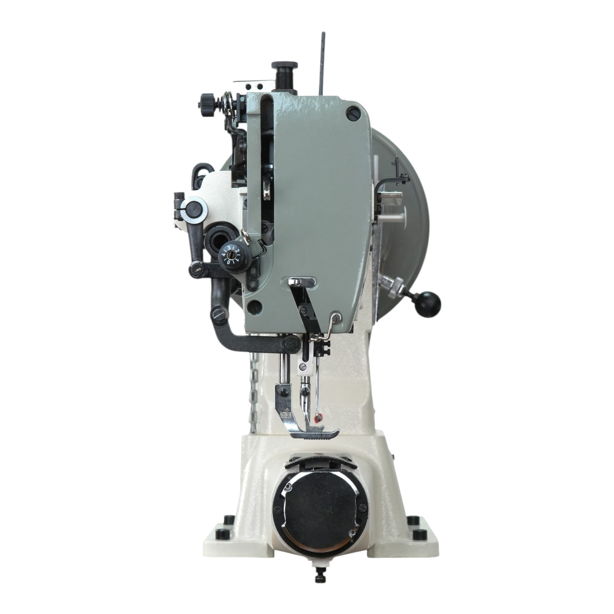 SPEEDWAY® SW-441 Single Needle Direct Drive Extra Heavy Duty Cylinder Bed Unison Feed Walking Foot Sewing Machine Assembled with Servo Motor, Table and Stand