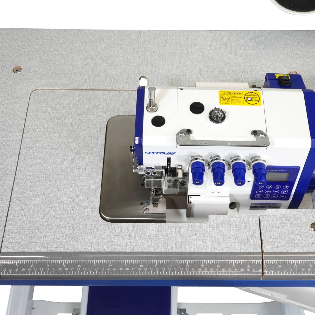 SPEEDWAY SW7-4D  4 Thread Smart Overlock Machine with Smart Automatic Material Adjustment Assembled with Table and Stand Included