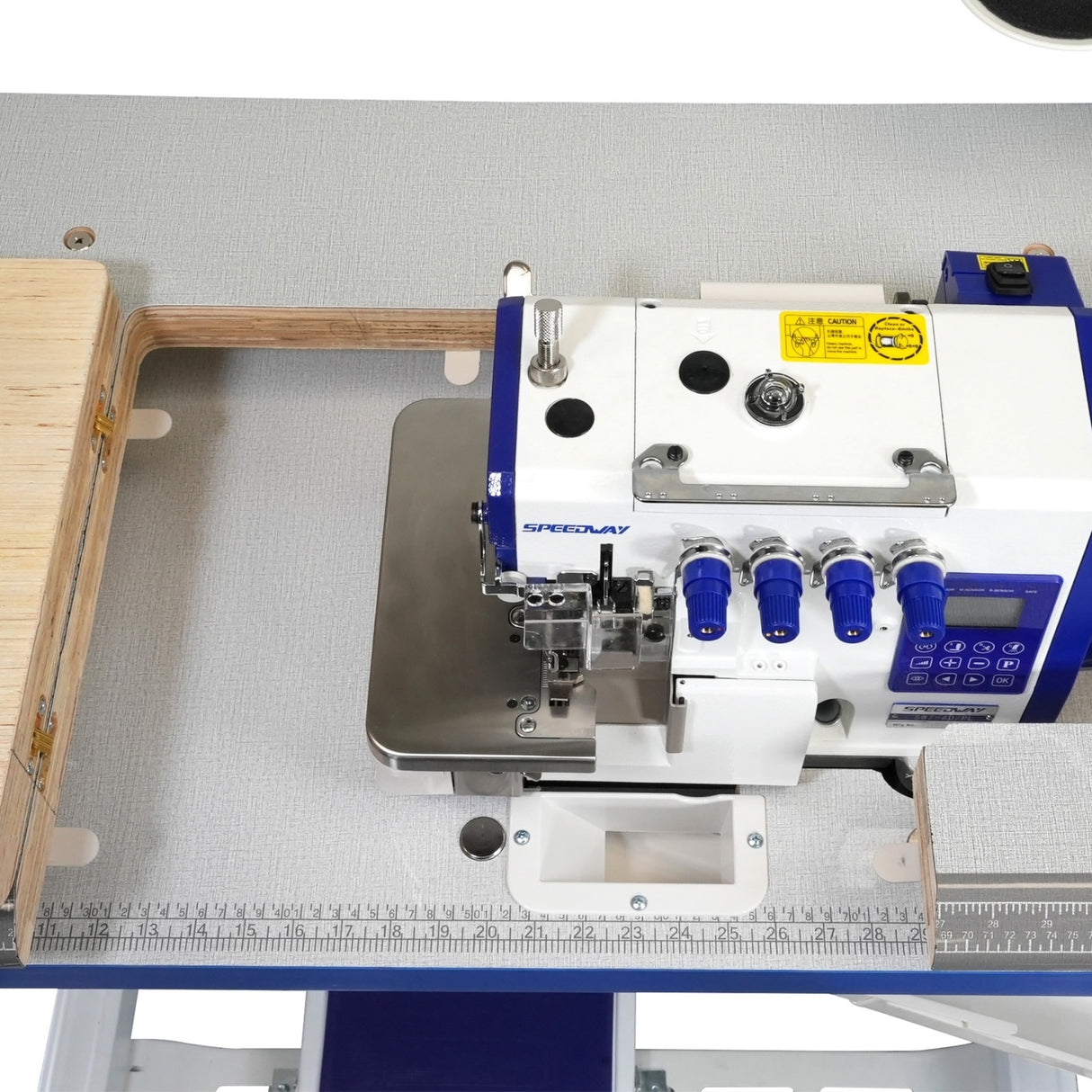 SPEEDWAY SW7-4D  4 Thread Smart Overlock Machine with Smart Automatic Material Adjustment Assembled with Table and Stand Included