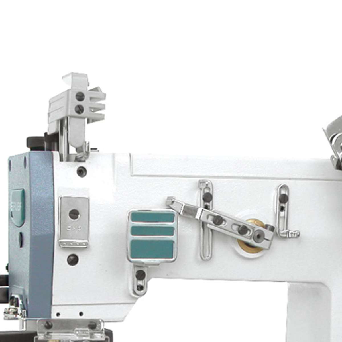SIRUBA HF008-0464-254P/HPR 4 Needle Chainstitch Industrial Sewing Machine with Table and Stand Included