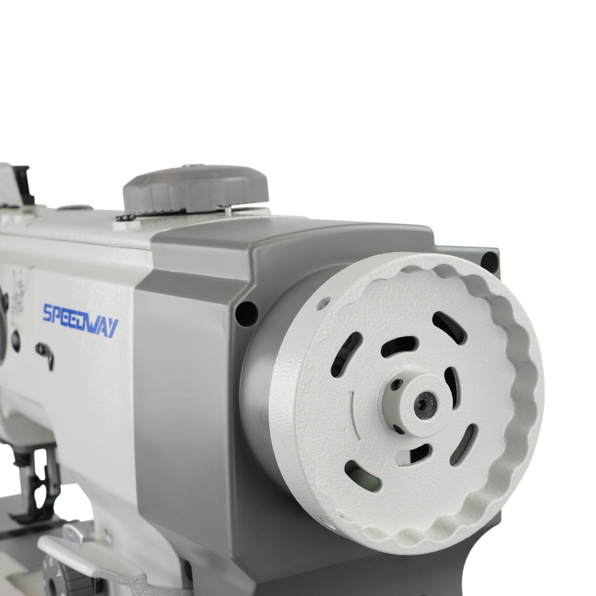 SPEEDWAY SW-1560N/VS/DD Double Needle Gauge Heavy Duty Unison Feed Walking Foot Sewing Machine Assembled with Table and Stand Included