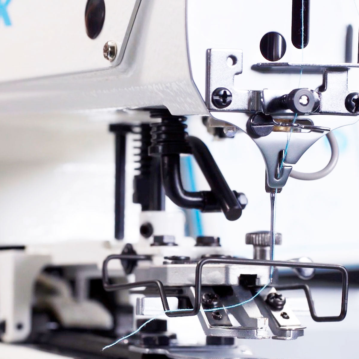 JACK JK-T373G-Z Button Sew Machine With Integrated Motor Assembled with Table and Stand Included