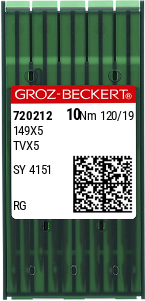 Groz-Beckert TV X 5 Industrial Sewing Machine Needle — Pack of 10