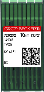Groz-Beckert TV X 5 Industrial Sewing Machine Needle — Pack of 10 - Image 2 of 3