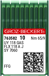 Groz-Beckert UY118 GAS Industrial Sewing Machine Needle — Pack of 10