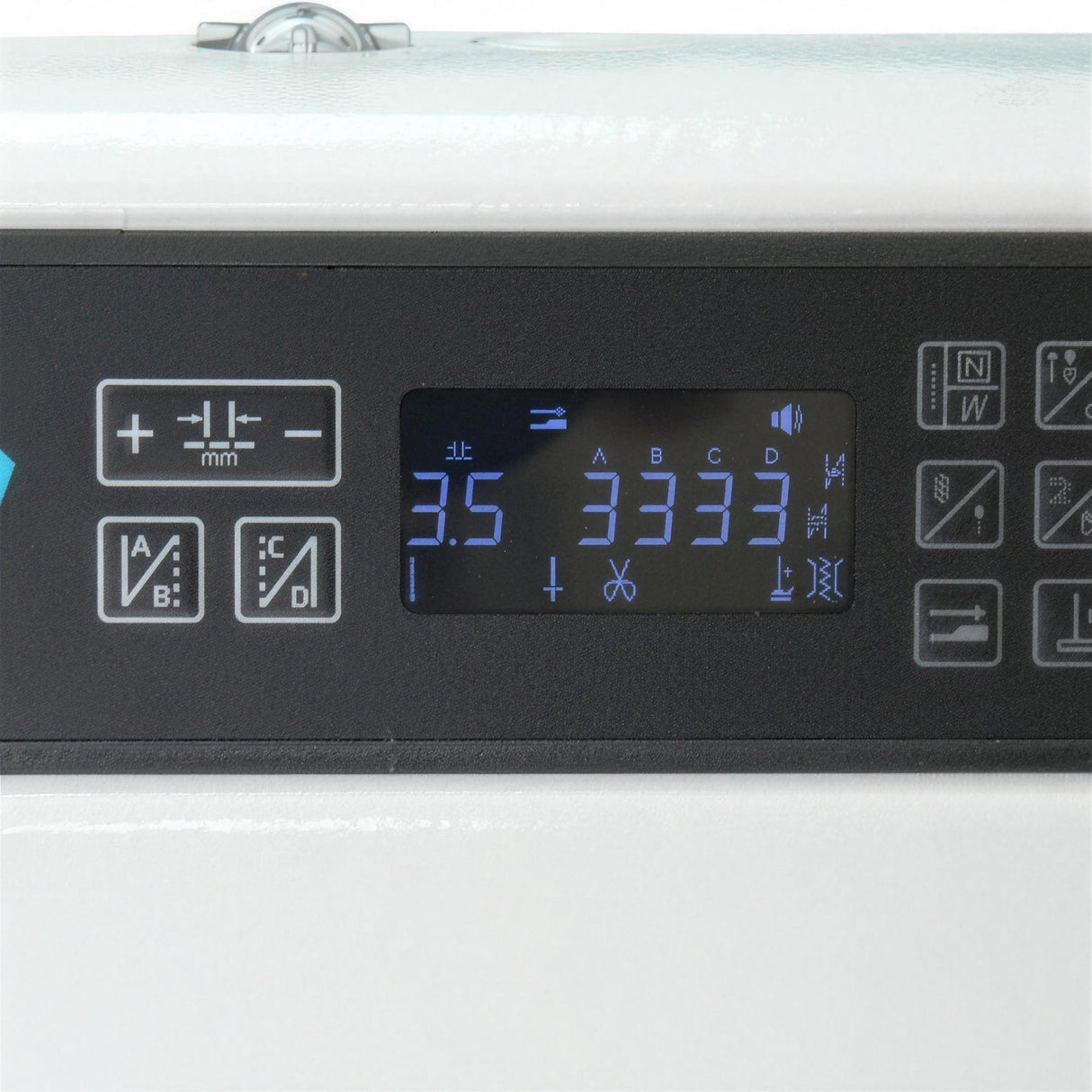 JACK A5E-B (A.M.H 2) AI Material Recognition Unlock the Potential of All Fabrics Single Needle Direct Drive Fully Automatic Drop Feed Lockstitch Industrial Sewing Machine Complete Assembled with Table and Stand Included