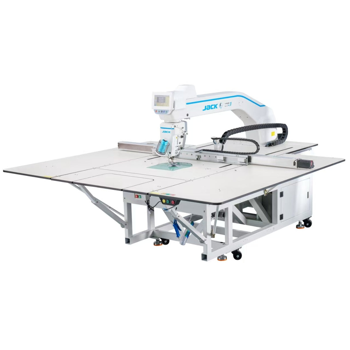 JACK M9-A-SS-F13-X Anti-Thread-Breakage Large Format Pattern & Quilting Machine (1400mm x 950mm) - Complete Industrial CNC Unit, Ships Assembled