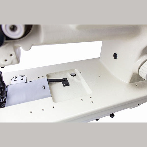 SPEEDWAY SW-1510L/DA/VS Single Needle Heavy Duty Unison Feed Walking Foot Sewing Machine Assembled with Table and Servo Motor Included