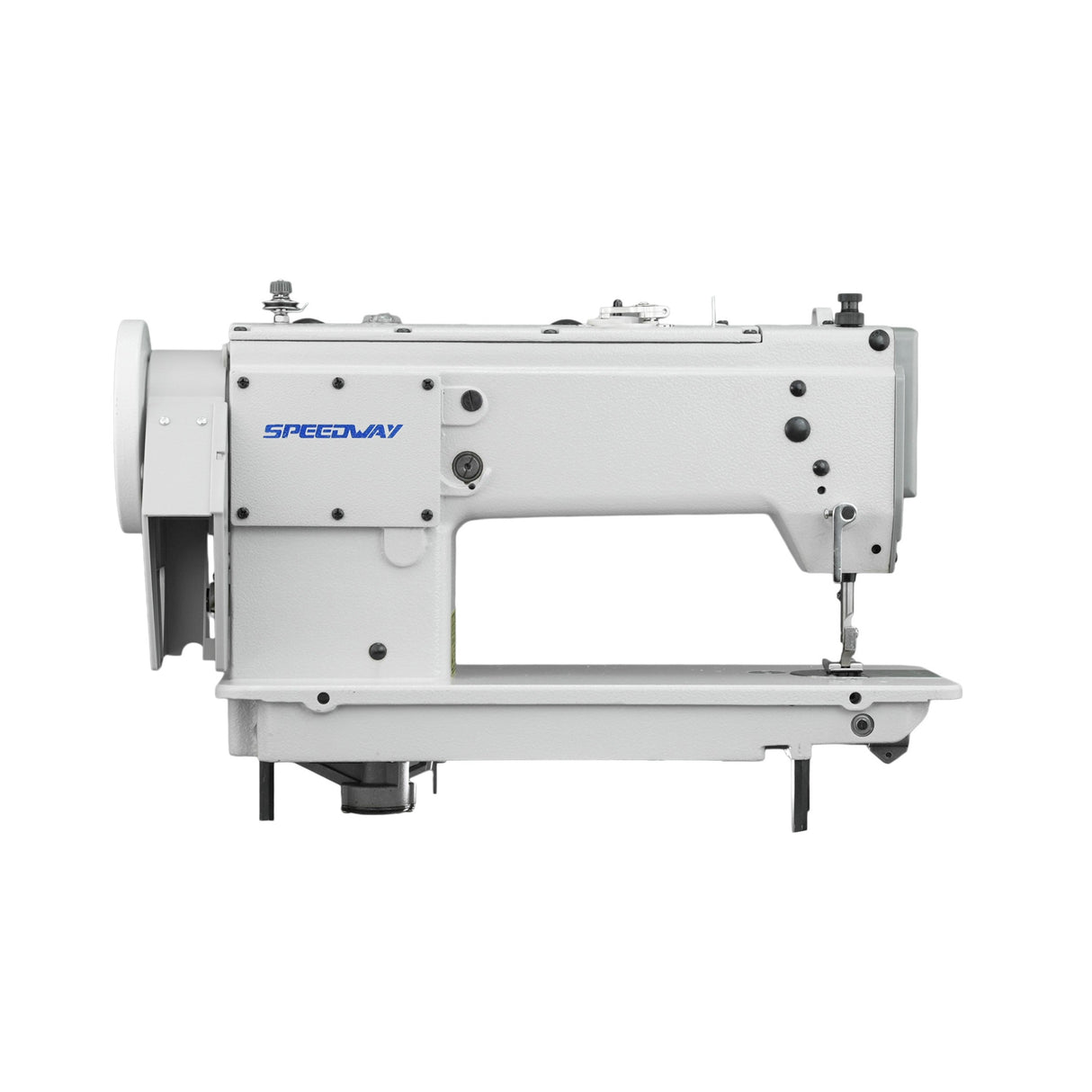 SPEEDWAY SW 1530 Single Needle Mechanical Heavy-Duty Zig-Zag Industrial Sewing Machine with 550W Servo Motor - Complete Setup, Table, Stand Included