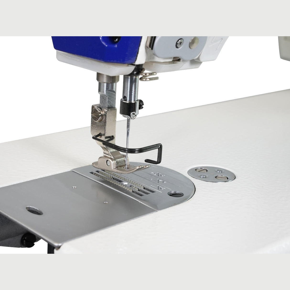 SPEEDWAY SW 8000 A Single Needle Direct Drive Fully Automatic Stepper Motor Drop Feed Lockstitch Industrial Sewing Assembled with Table and Stand with Wheels