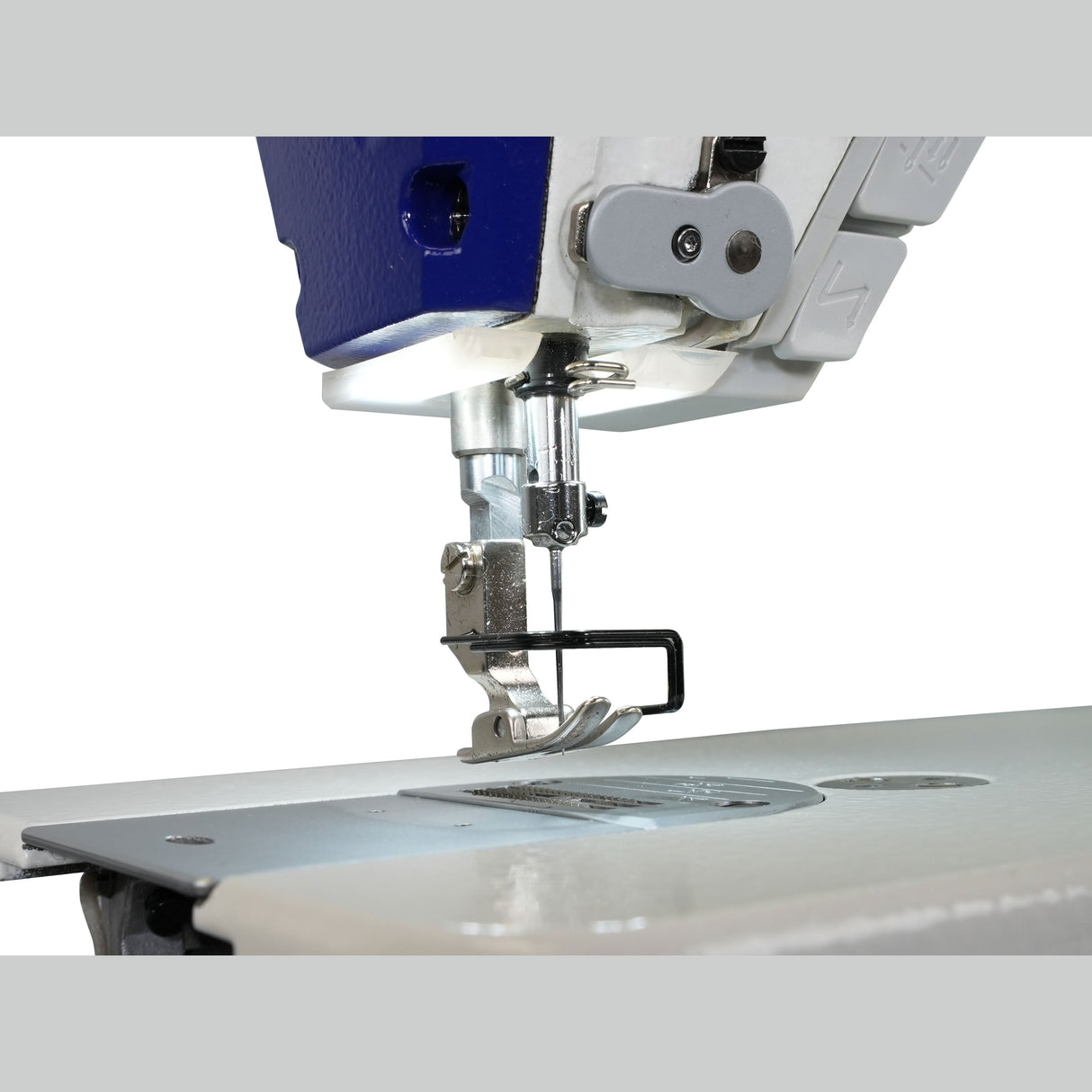 SPEEDWAY SW 8000 A Single Needle Direct Drive Fully Automatic Stepper Motor Drop Feed Lockstitch Industrial Sewing Assembled with Table and Stand with Wheels