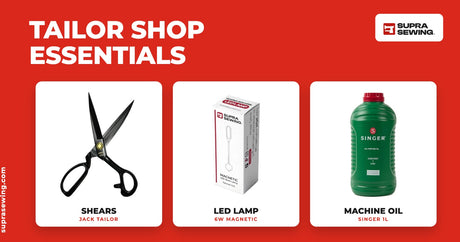 Essential sewing equipment every tailor shop needs