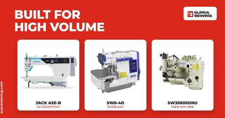 Best sewing machines for high-volume garment factories