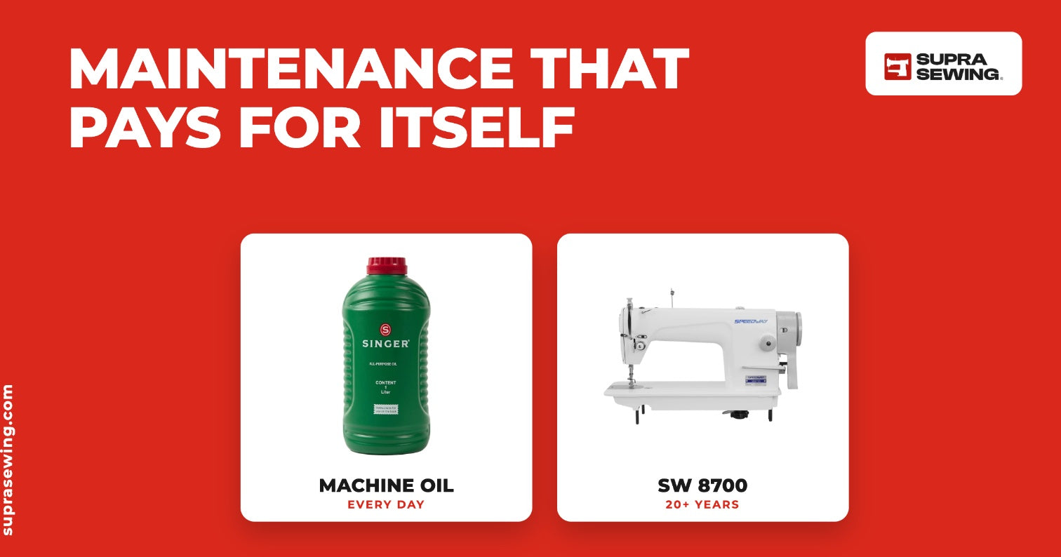 Daily maintenance tips to keep your industrial sewing machine running for years