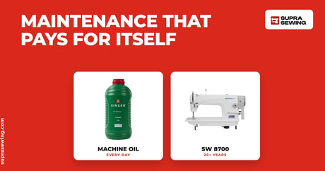 Daily maintenance tips to keep your industrial sewing machine running for years