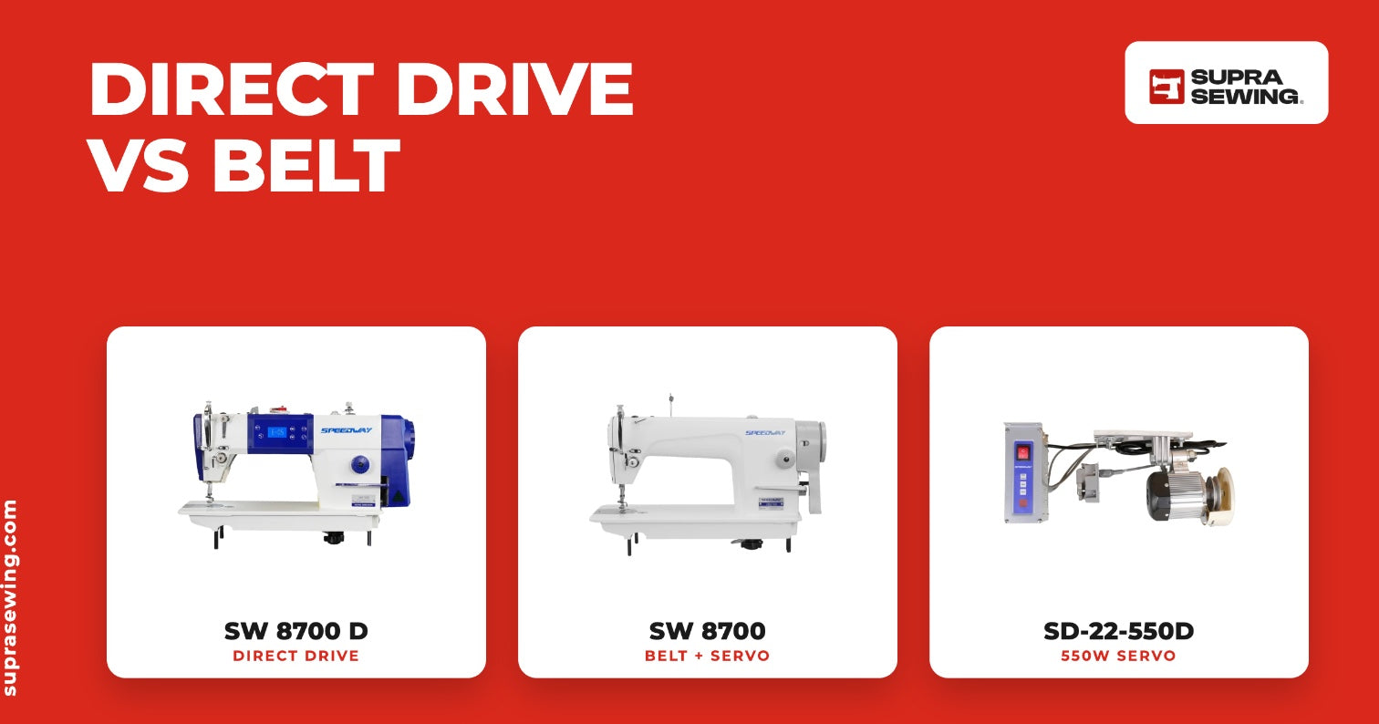 Direct-drive vs. belt-drive sewing machines: Key differences