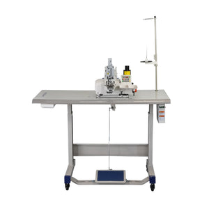 Máquina de coser botones de cadeneta SPEEDWAY SW 1377 D con motor integrado, mesa y soporte incluidos, con ruedas 