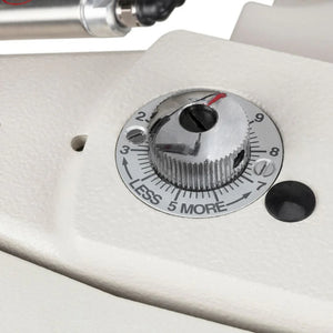 CONSEW CM-101-1 Single Needle Blindstitch Industrial Sewing Machine for Hemming Drapery, Curtains & Apparel - Complete Setup, Table, Stand Included