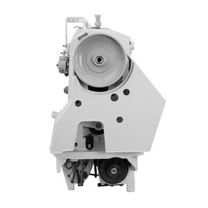 SPEEDWAY SW 845 Double Needle Split Bar, Needle Feed Lockstitch Industrial Sewing Machine Assembled with Table and Servo Motor Included