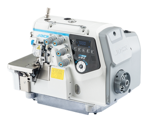 JACK C7-4-M03/333 4 Thread Urus (A.M.H) AI Overlock Machine with Smart Automatic Material Adjustment Assembled with Table and Stand Included