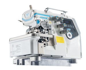 JACK C7-3-02/233 3 Thread Urus (A.M.H) AI Overlock Machine with Smart Automatic Material Adjustment Assembled with Table and Stand Included