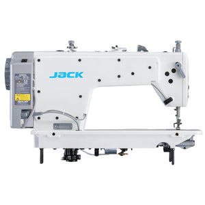 JACK A2BC Máquina de pespunte de aguja única de alta velocidad con cortahilos automático ensamblada con mesa y soporte incluidos