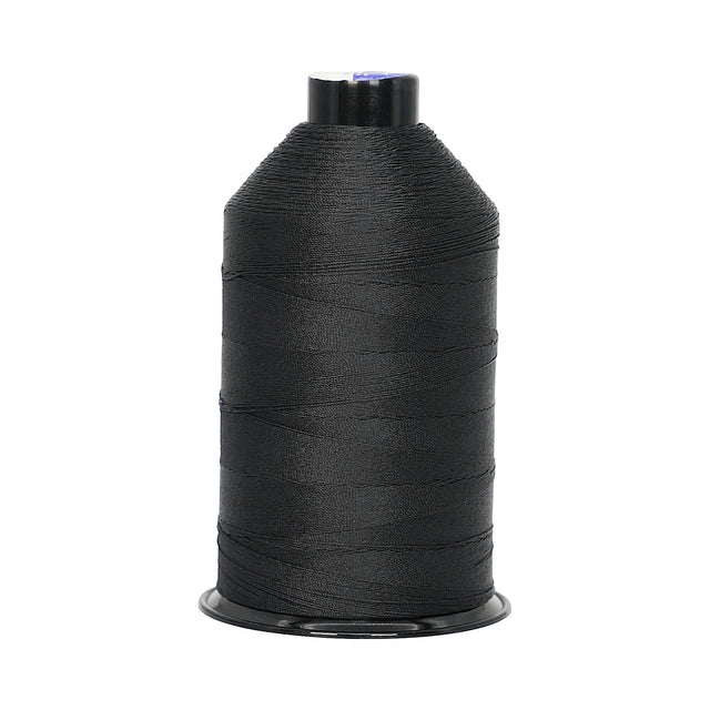 Speedway Bonded Nylon 66 Thread Tex 135 (Size 138) — 250 g Spool — Black bonded nylon 66 2